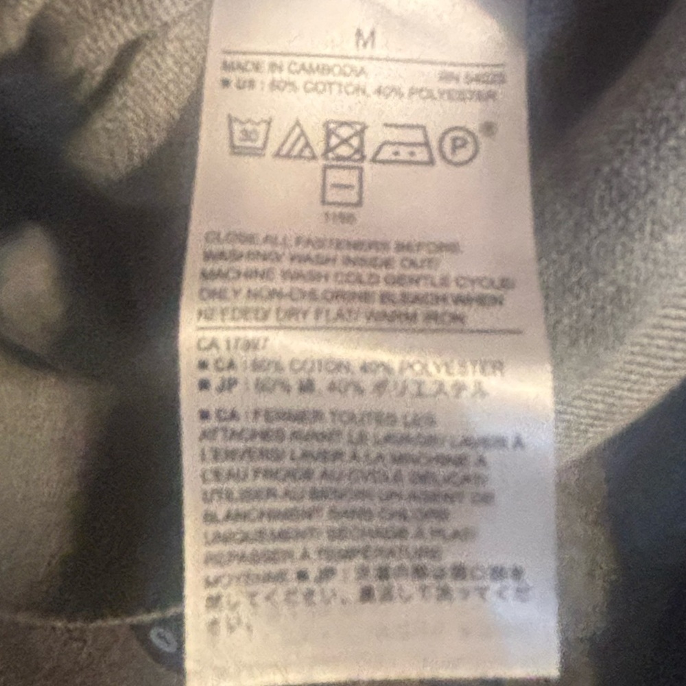 NWT Banana Republic 1/4 Zip Eco Sweater Size M Sustainable Sweater - Picture 6 of 7